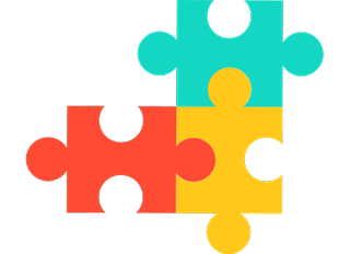 Three pieces of puzzle