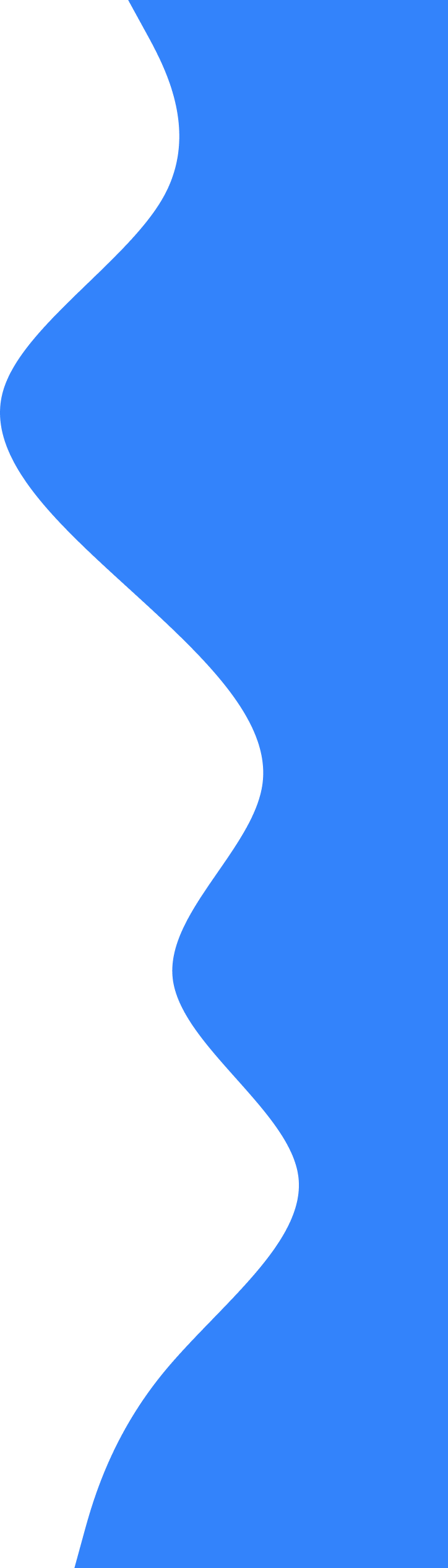 Twirl in blue, simple vector art